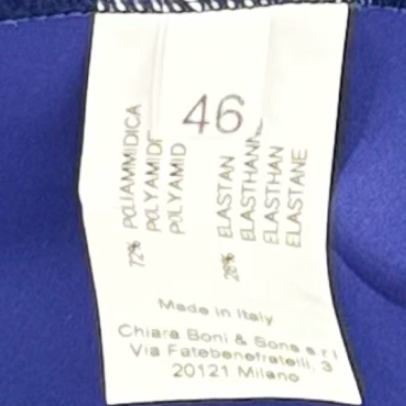 Chiara Boni La Petite Robe Yiana Floral Appliqué Gown Size 10 $1090 - Picture 13 of 13